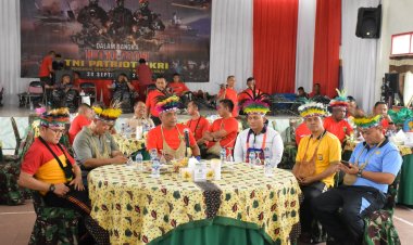 Kodam Kasuari Gelar Bakti Sosial Kesehatan, Sambut HUT Ke 78 TNI
