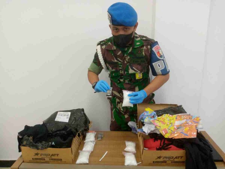 Penyelundupan Sabu-sabu di Bandara SSK II Pekanbaru Berhasil Diungkap Lanud Roesmin Nurjadin