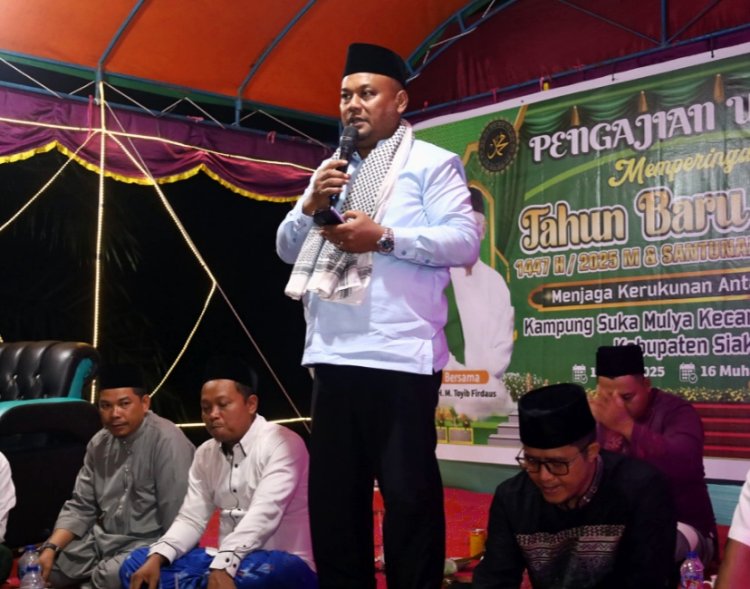 Wabup Siak Dorong Seragam Gratis dan Ajak Warga Syukuri Tahun Baru Islam