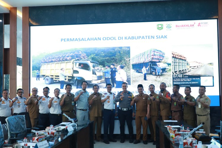 Truk ODOL Rusak Jalan Kampung di Siak, Dishub Siapkan Penertiban dan Portal Pembatas