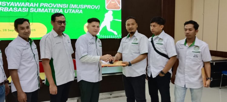 M. Faisal Terpilih Aklamasi Ketua Perbasasi Sumut 2025
