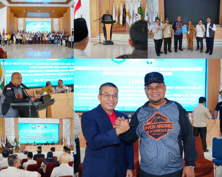 Syamsurizal Pimpin KONI Siak 2025–2029 Secara Aklamasi