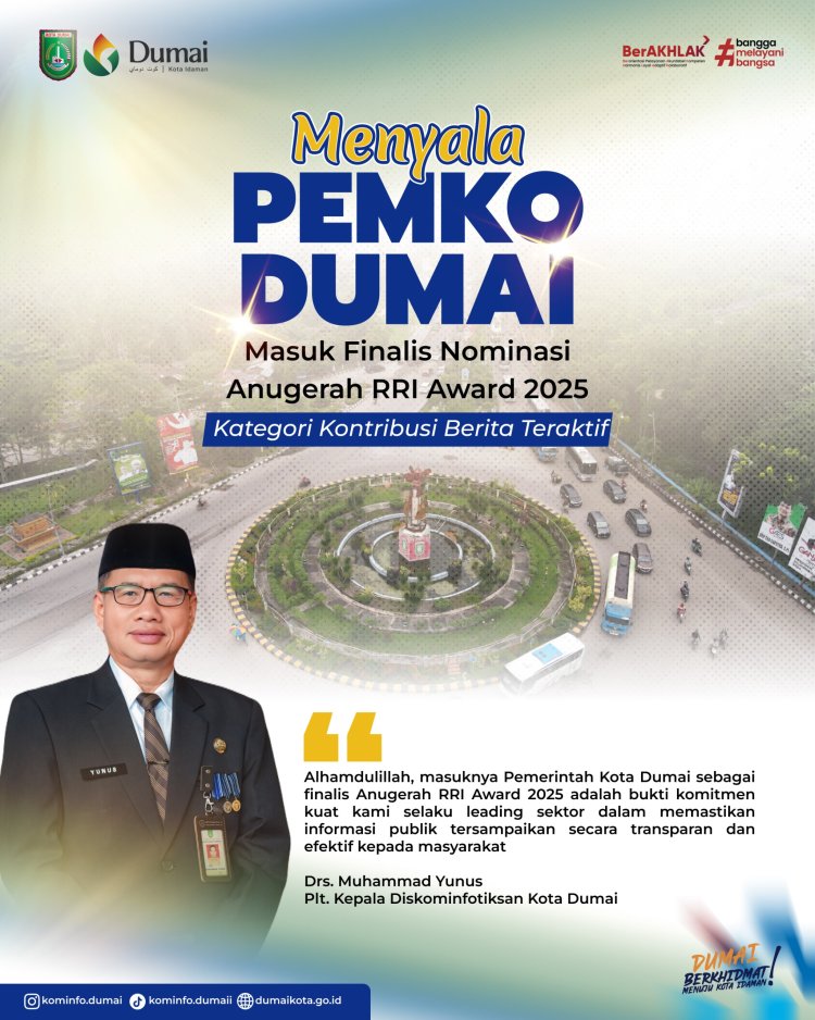 Pemko Dumai Finalis RRI Award 2025