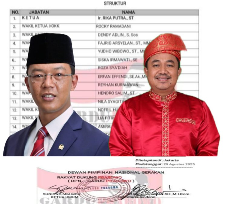 DPN Gardu Prabowo Percayakan Rika Putra Pimpin Riau, Konsolidasi Kader Diperkuat Jelang Tahun Politik