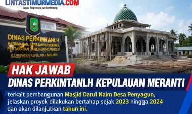 Masjid Darul Naim Penyagun Dibangun Bertahap, Ini Penjelasan Perkimtanlh