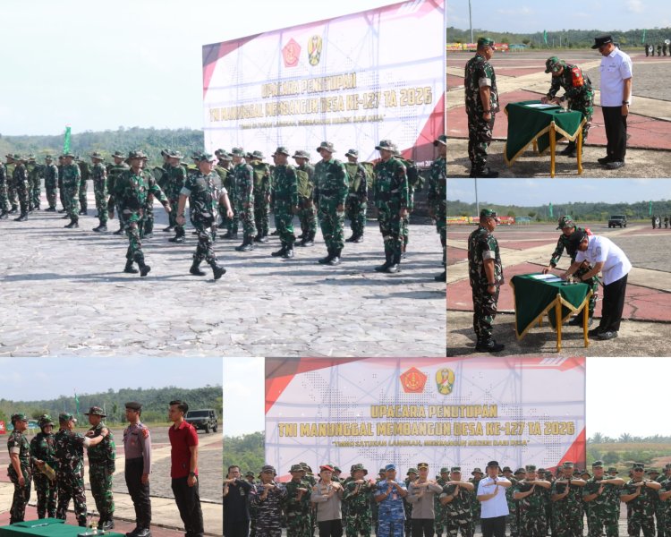 TMMD ke-127 Kodim 0301/Pekanbaru Resmi Ditutup di Tenayan Raya