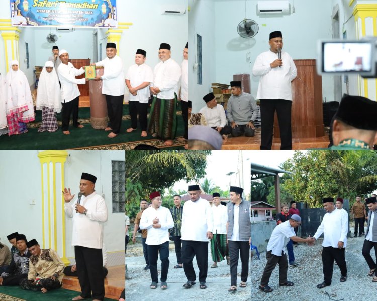 Safari Ramadhan Pemkab Siak di Tualang, Wabup Syamsurizal Ajak Warga Dukung Program Pembangunan