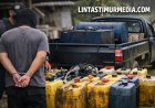 Pria di Kuansing Timbun 1.200 Liter Solar Subsidi, Modus Tangki Modifikasi Terbongkar