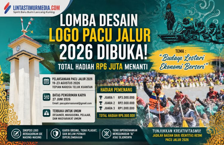 Desain Logo Pacu Jalur 2026, Rebut Hadiah Rp6 Juta