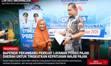 Bapenda Kota Pekanbaru terus memperluas layanan Posko Pajak Daerah guna memudahkan masyarakat membayar pajak, meningkatkan kepatuhan wajib pajak, serta mengoptimalkan Pendapatan Asli Daerah (PAD) melalui pelayanan publik yang prima.
