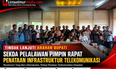 Sekda Pelalawan Pimpin Penataan Infrastruktur Telekomunikasi