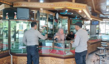 Personel Polsek Pangkalan Kerinci Giat Patroli C3 di Sejumlah Tempat Keramaian