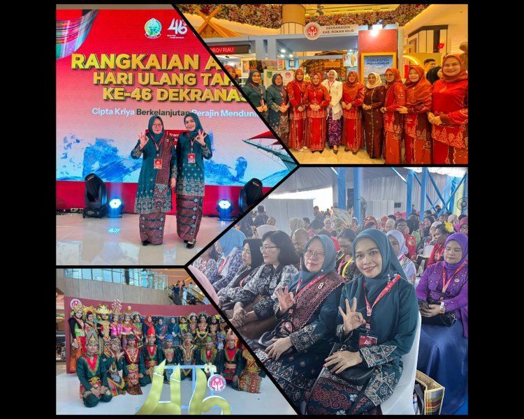 Dekranasda Bengkalis Hadiri HUT ke-46 Dekranas, Perkuat Ekonomi Kreatif dan UMKM