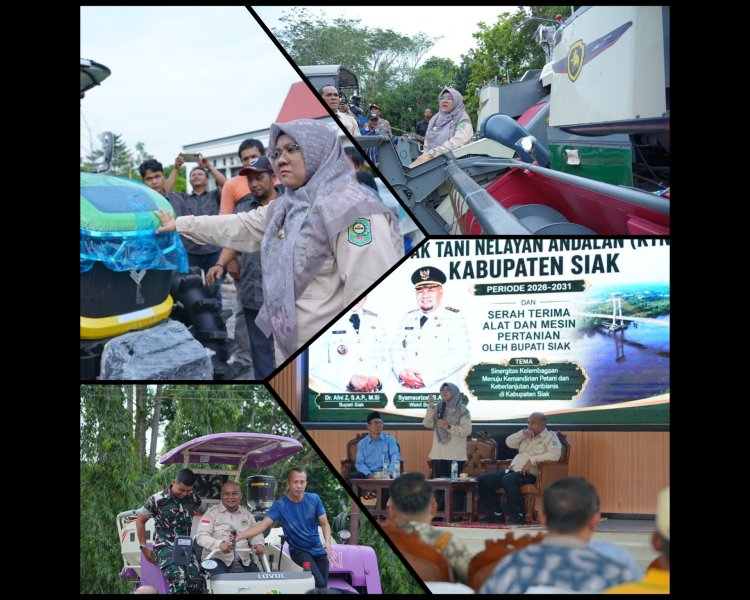 Bupati Siak Lantik Pengurus KTNA, Tegaskan Komitmen Perkuat Ketahanan Pangan