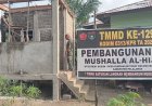 Berkat Gotong Royong, Pembangunan Fasilitas Sanitasi Mushala Al-Hijrah Pangkalan Terap Dekati Tahap Akhir   