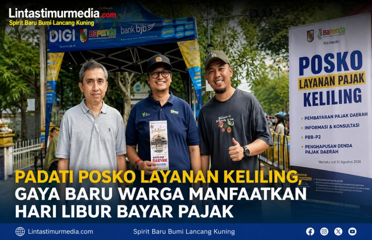 Hari Libur Jadi Momentum Warga Pekanbaru Bayar Pajak