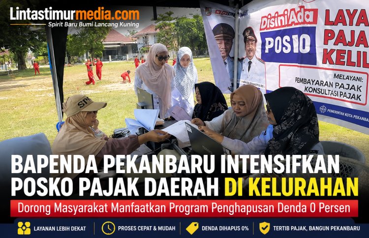 Tertib Bayar Pajak, Bapenda Pekanbaru Hapus Denda PBB-P2 0 Persen